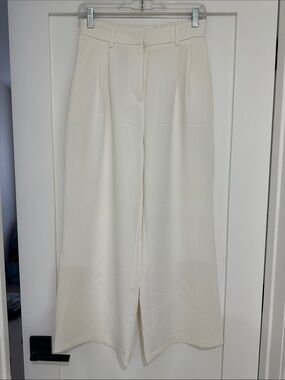Amazon Women's Wide Leg Cream Trousers